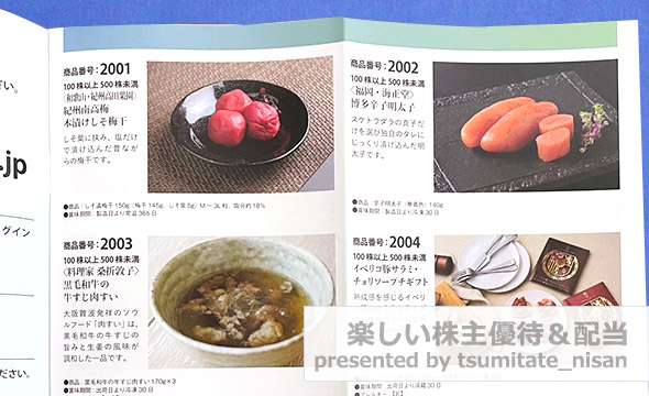 リョーサン菱洋ホールディングスの株主優待の画像 2枚目