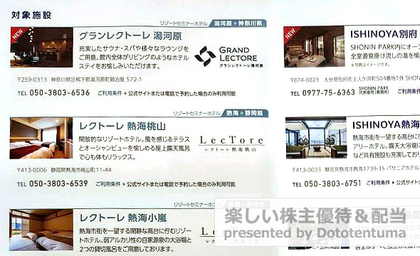 ティーケーピーの株主優待の画像 2枚目
