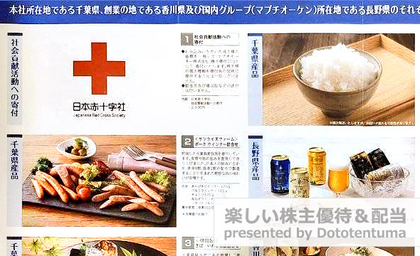 マブチモーターの株主優待の画像 2枚目